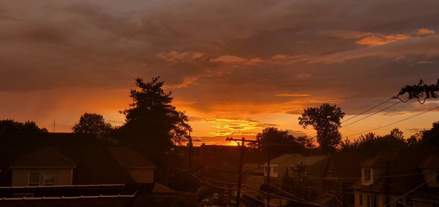 Sunset from my window