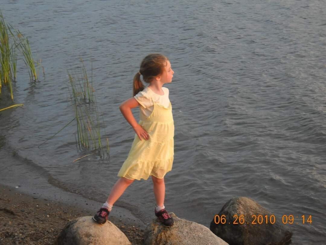 Brookie on the Shore of the Missouri