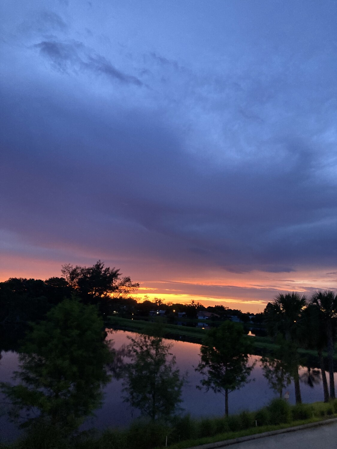 Atardecer en lake Clarke Shore