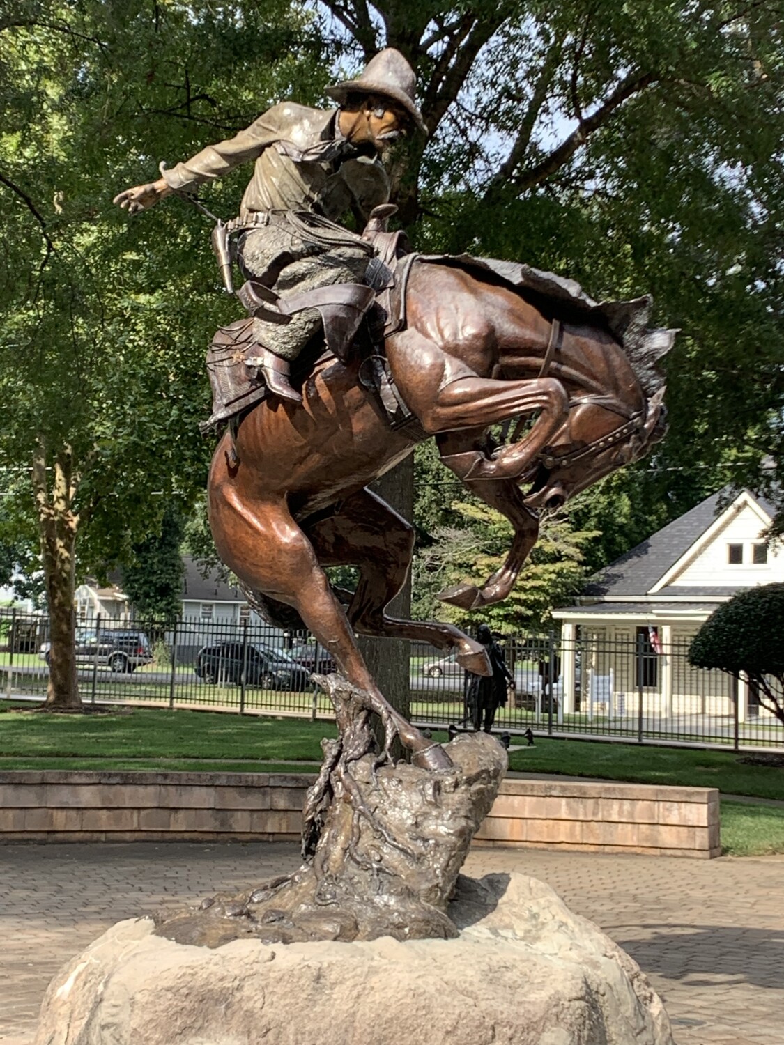 Booth Western Art Museum Statue