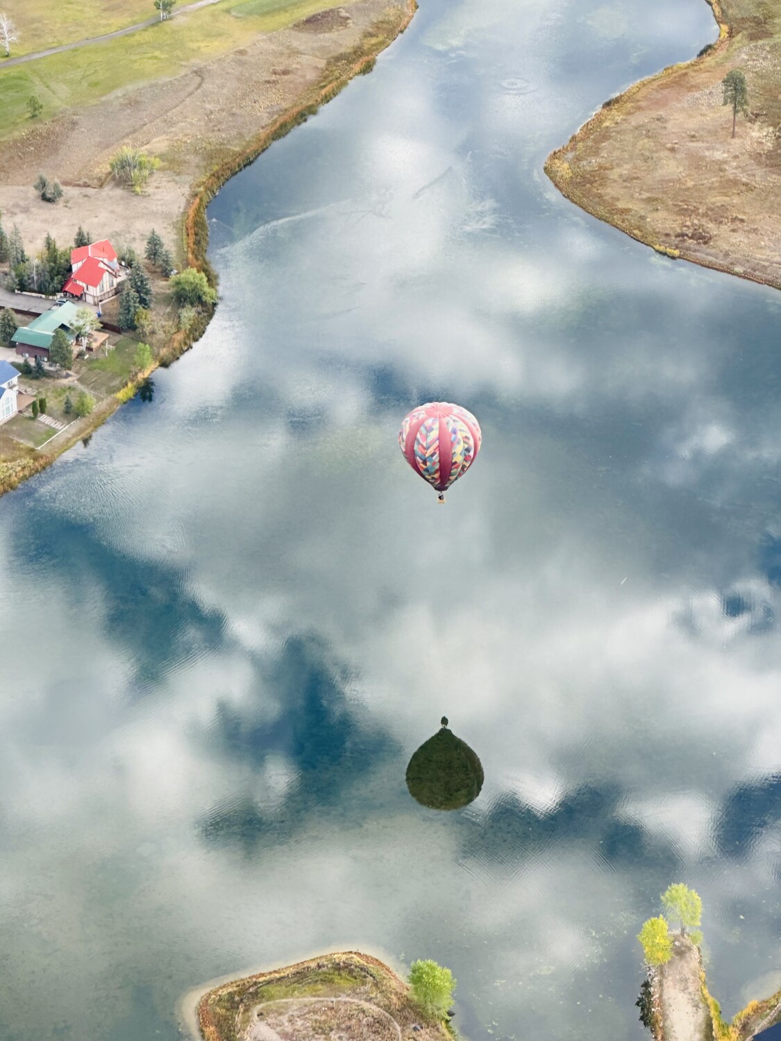 Reflections from a Hot Air Balloon