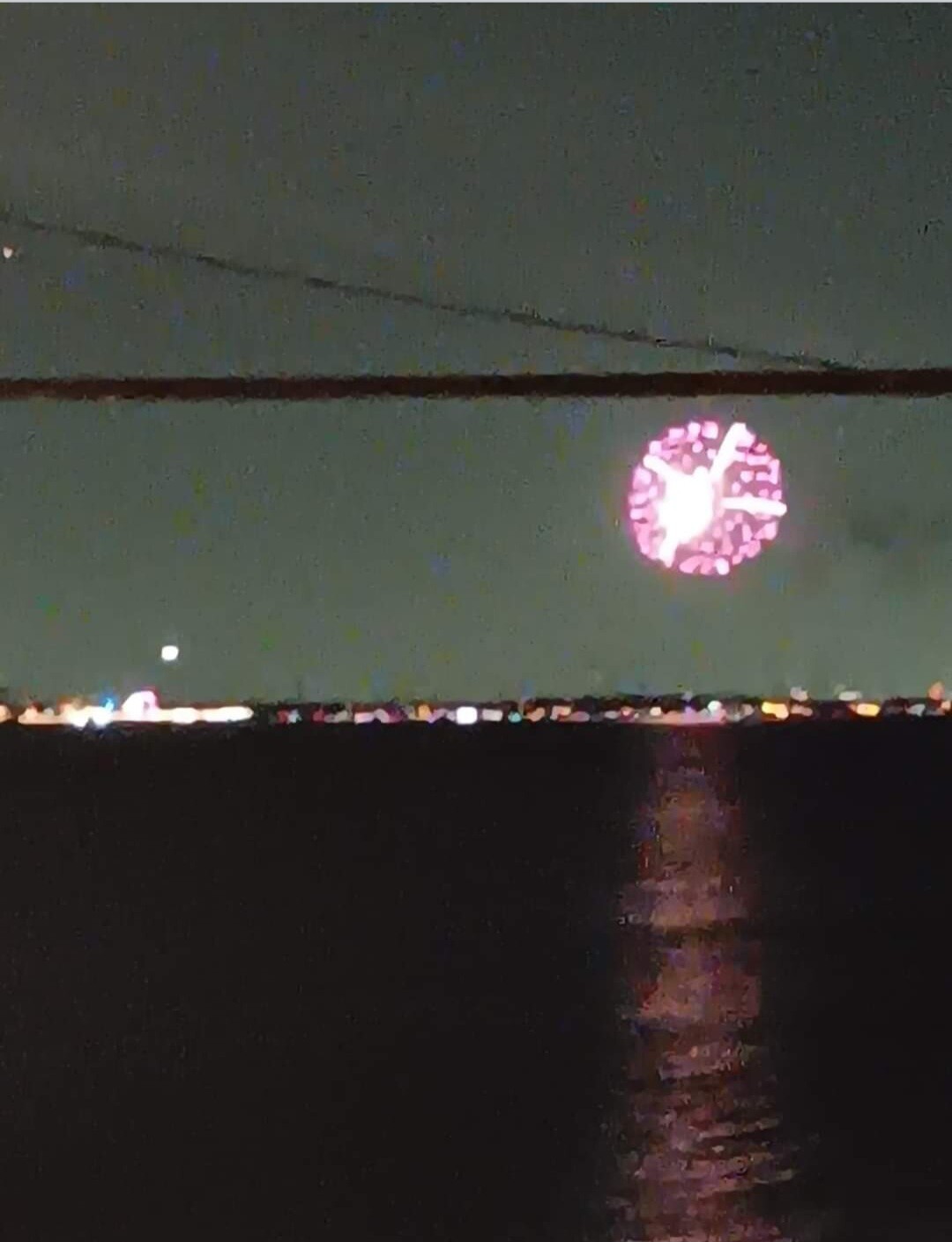Fireworks Galveston Bay