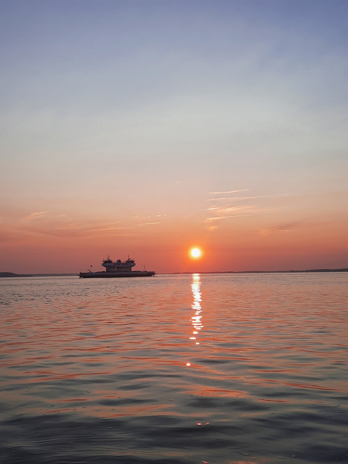 Sunset Over the Water