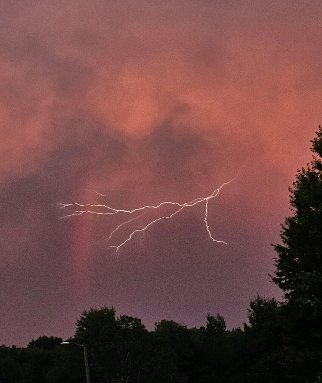 The calm at the end of a storm