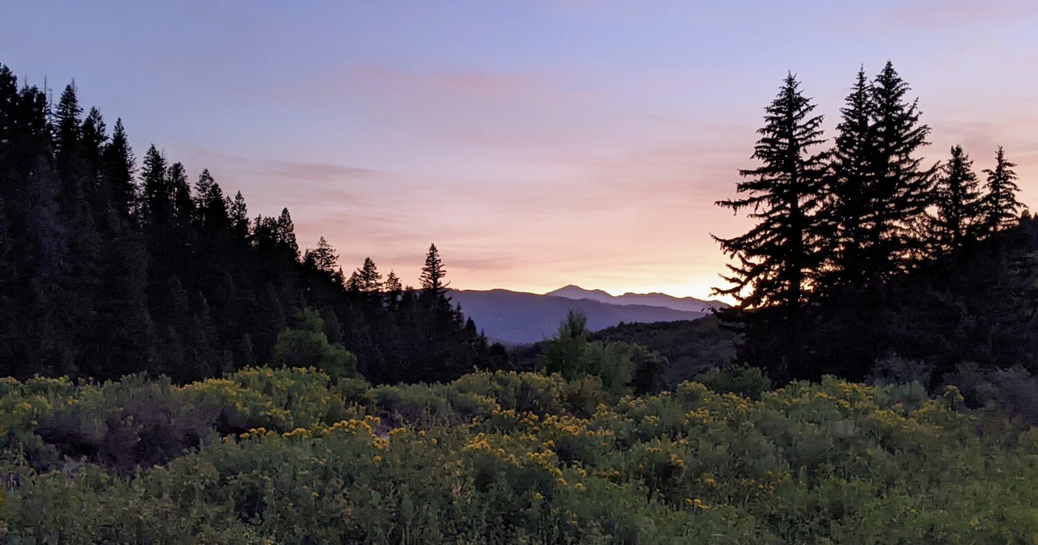 Sunset at Sixth Water Creek, Utah