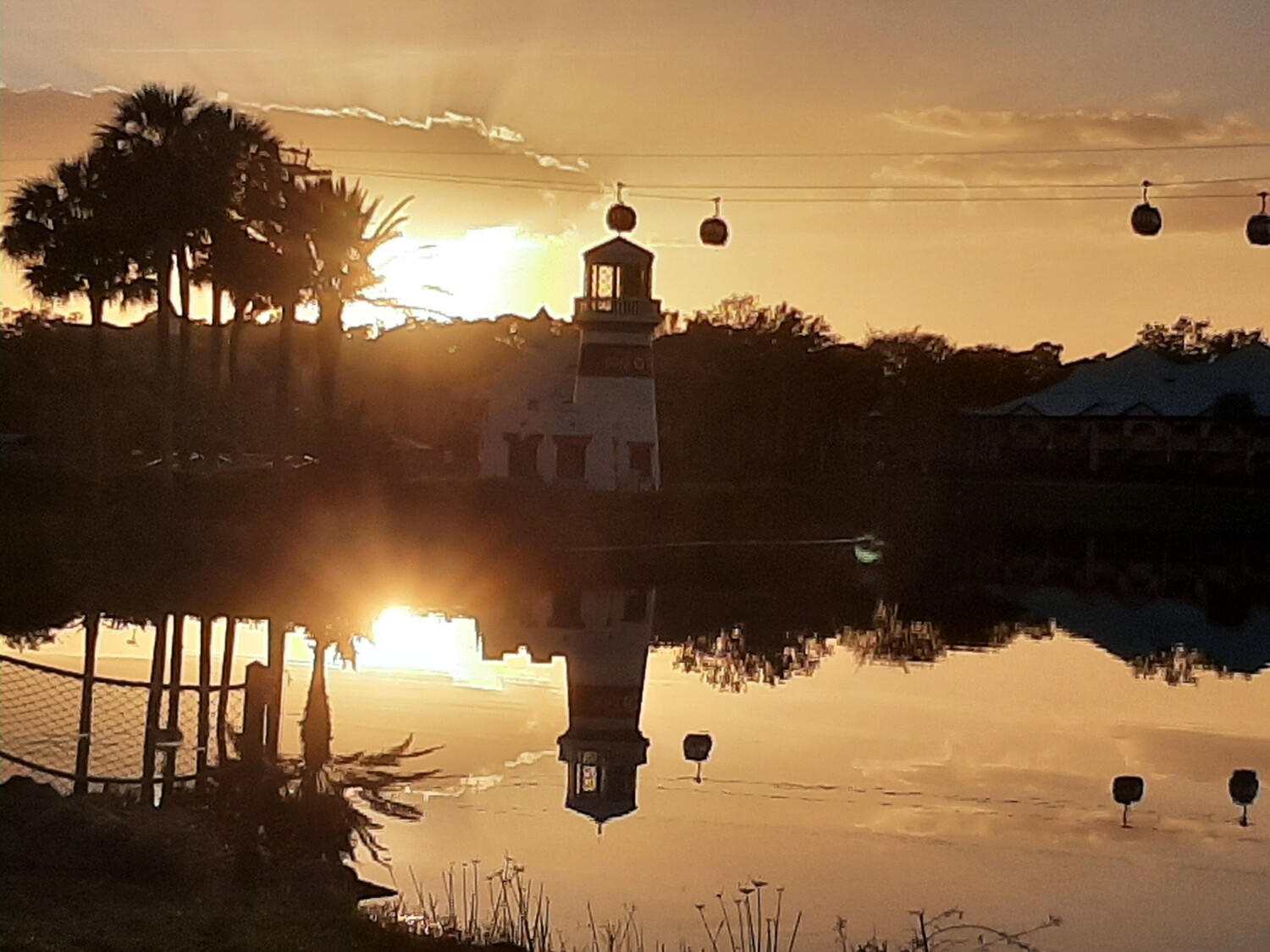 Sunset at the Caribbean resorts Florida