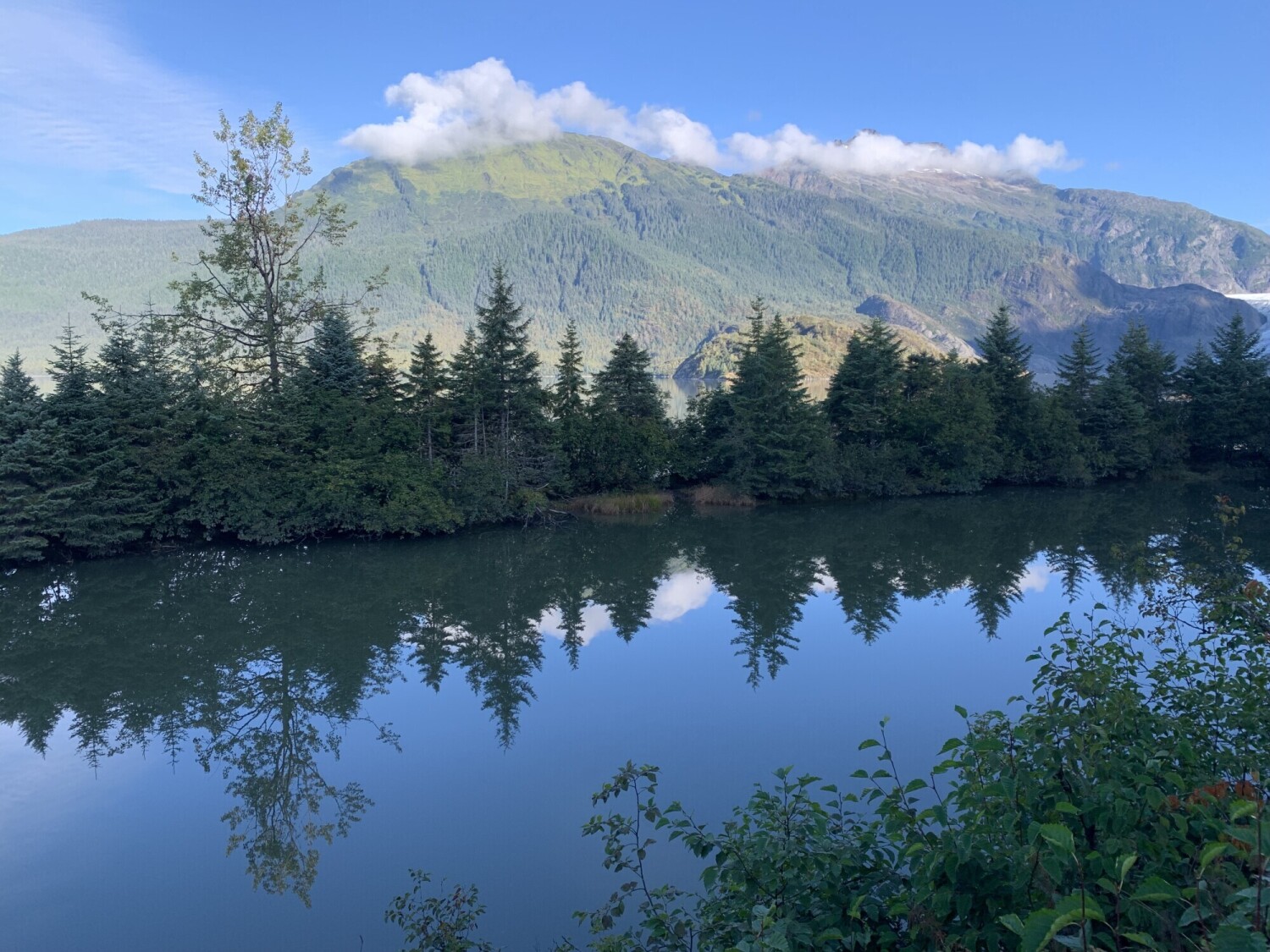 Reflections at Mendenhall Glacier