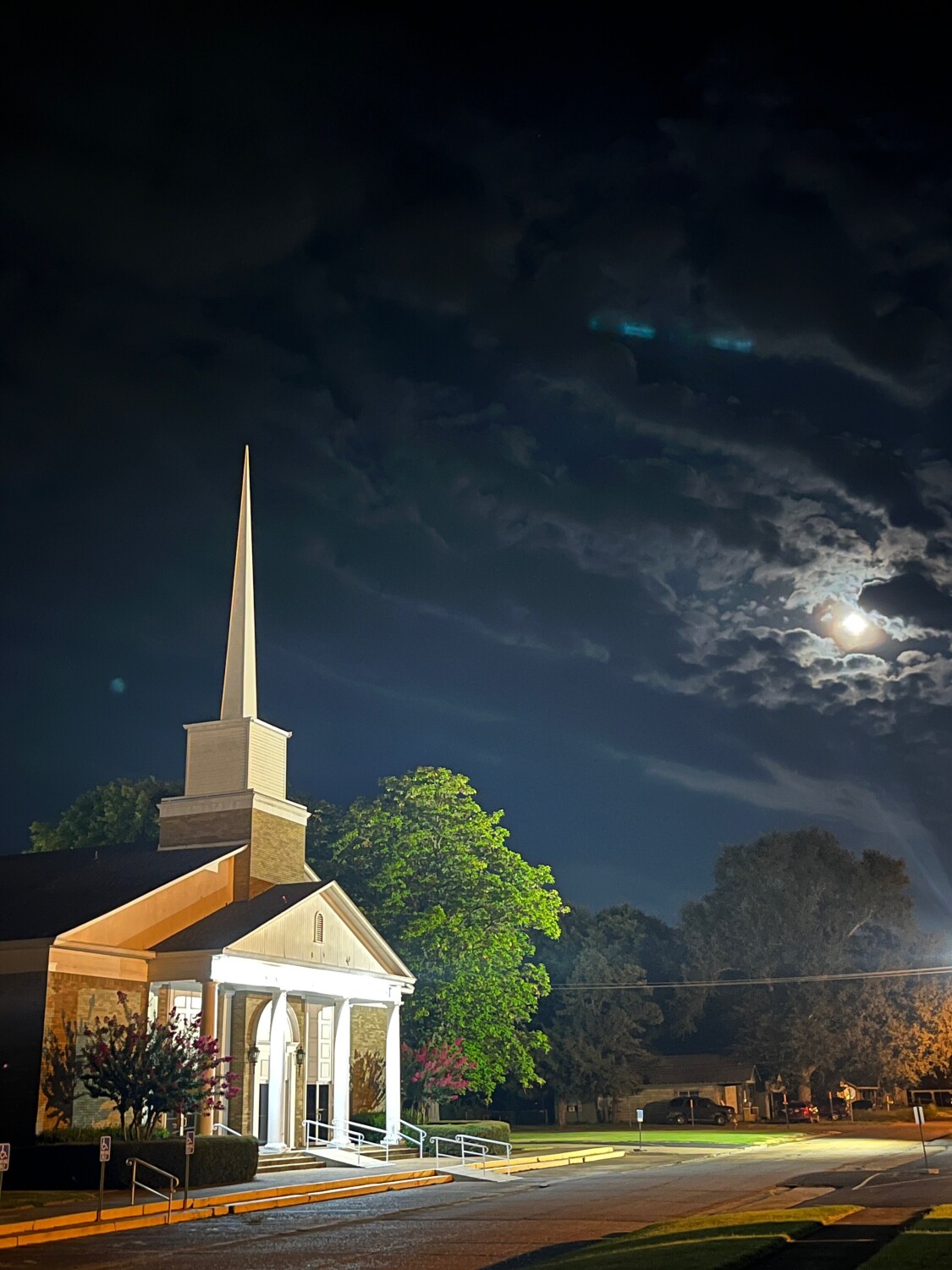 Church at night