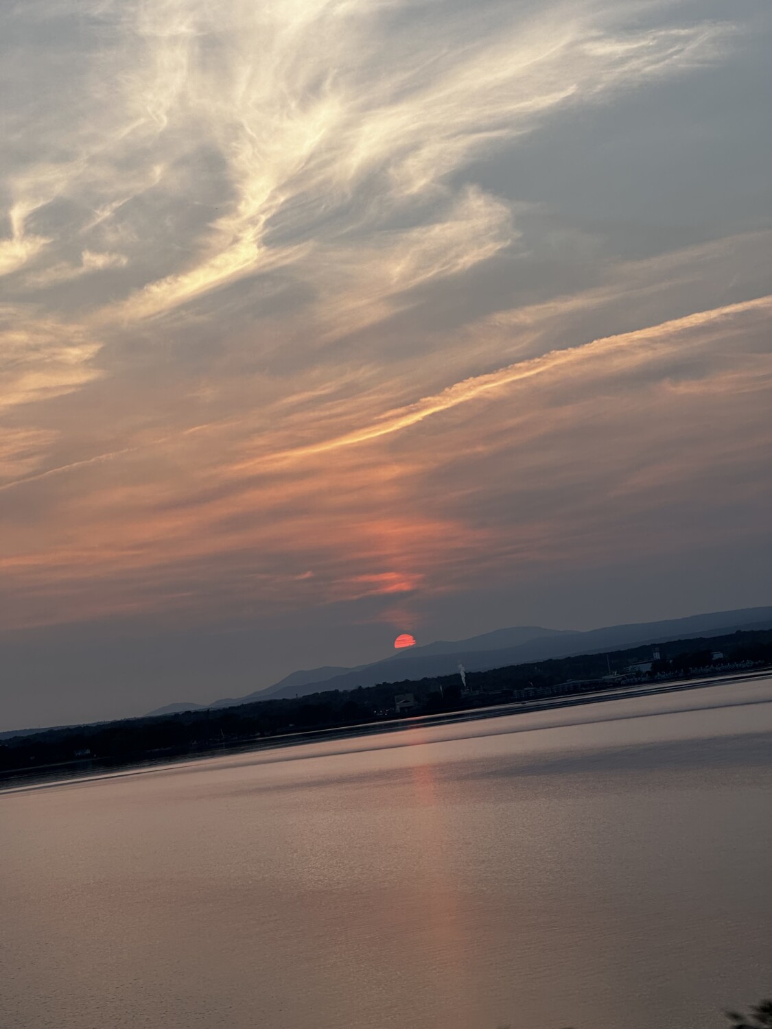 Sunset on Lake Champlain