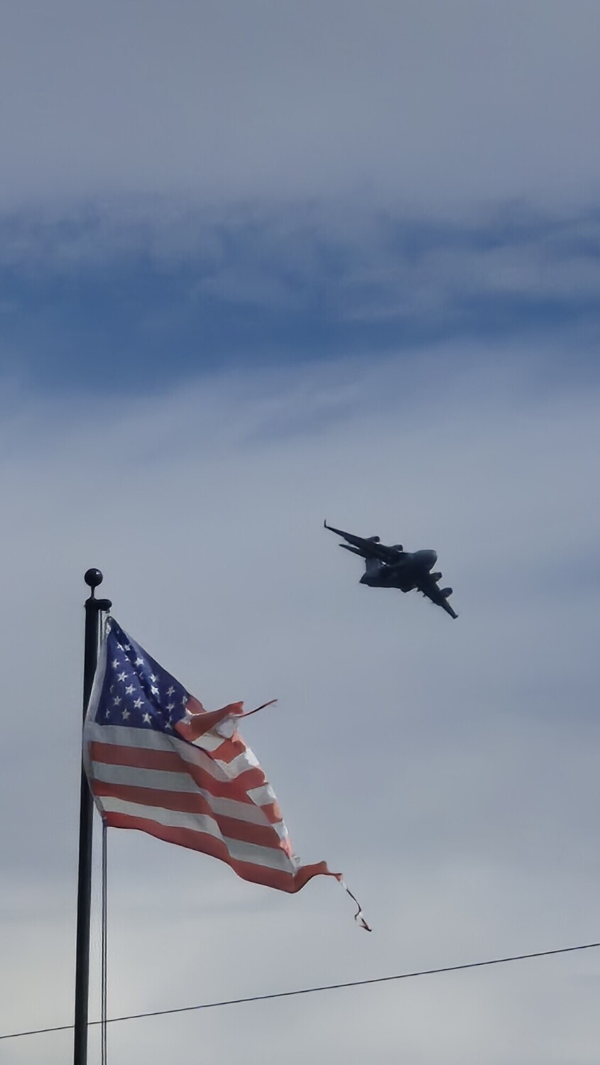 Flag still flies