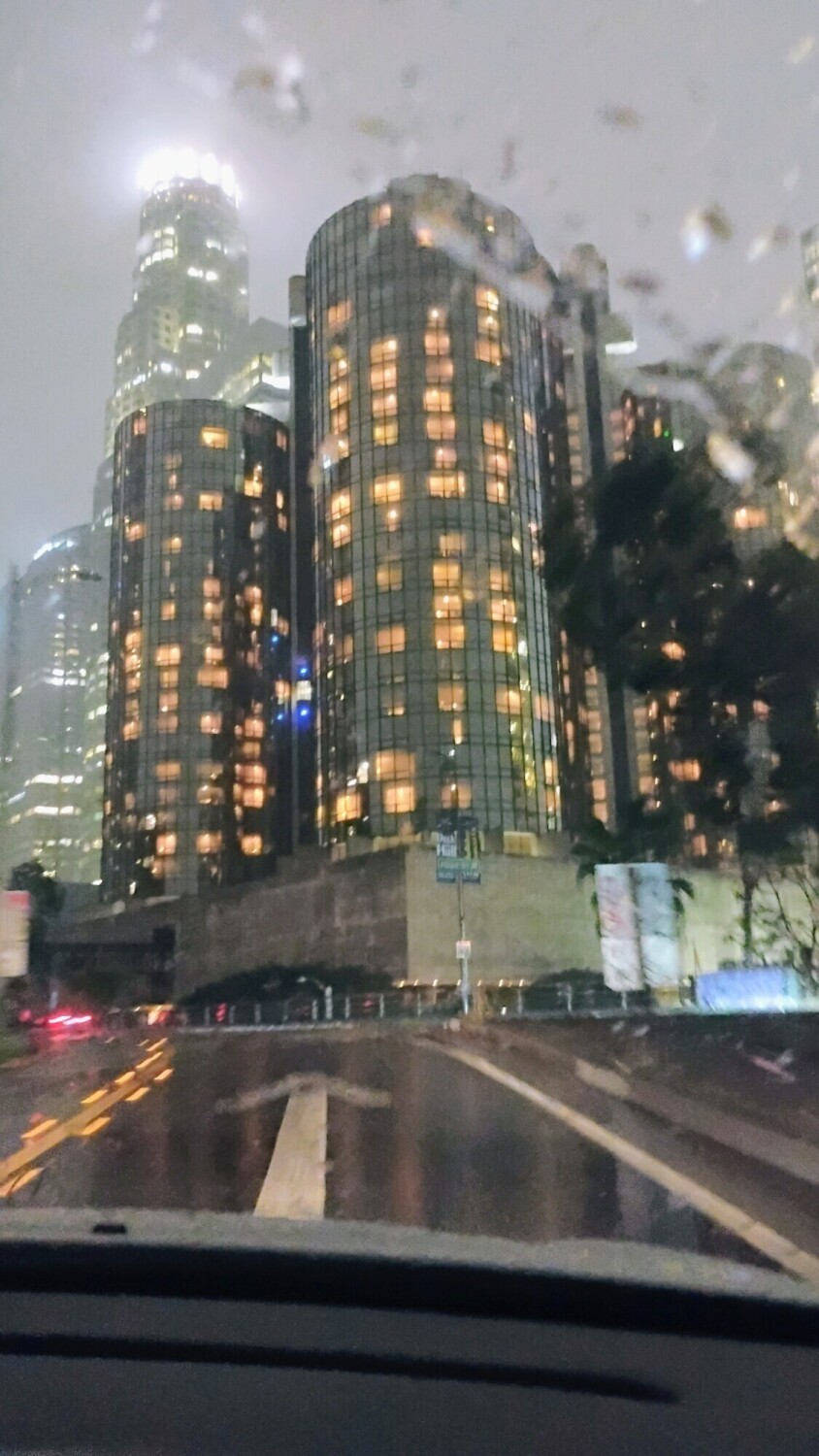 Rainy Night In Los Angeles, California