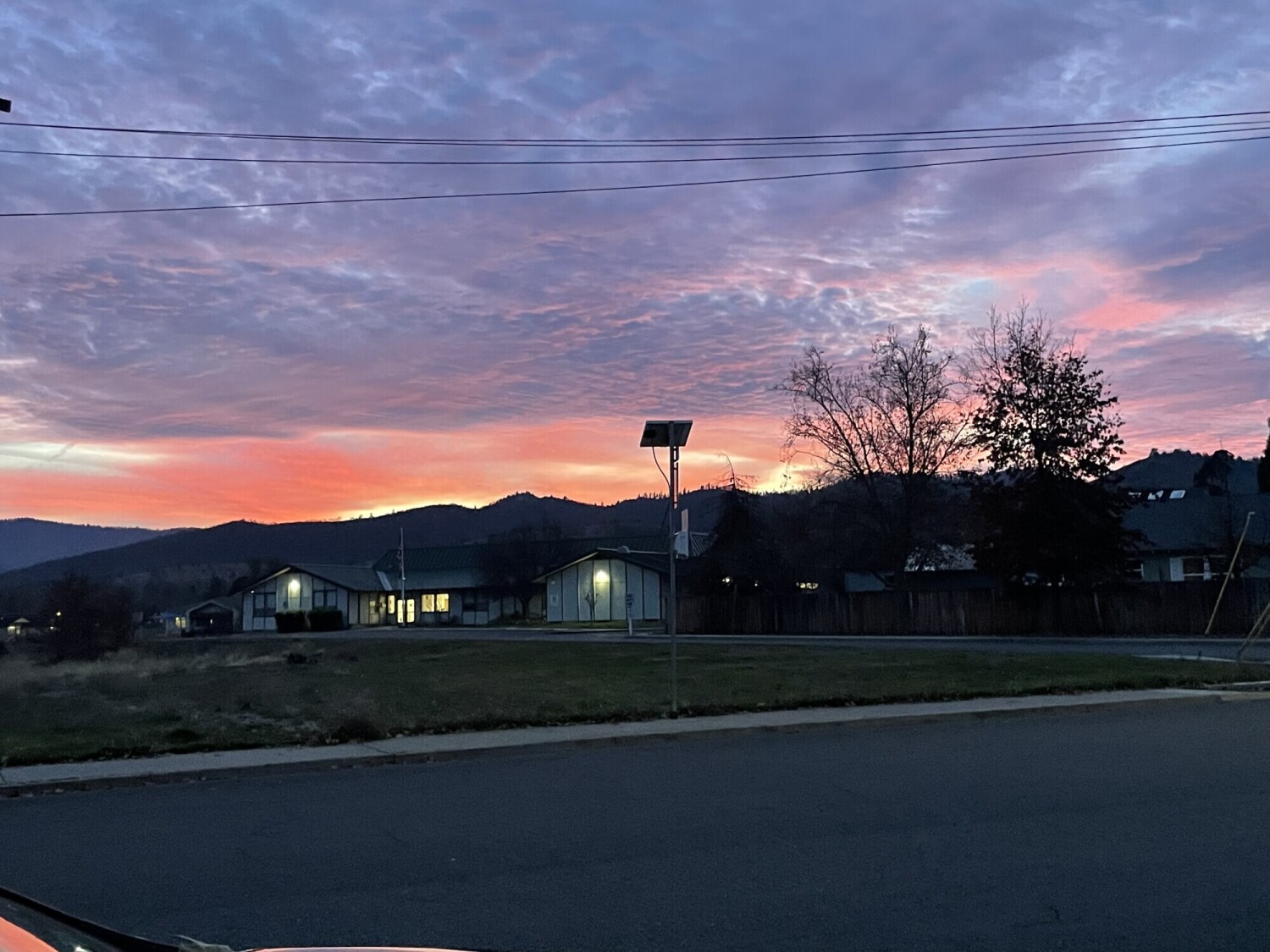 Sunset over the Ridge