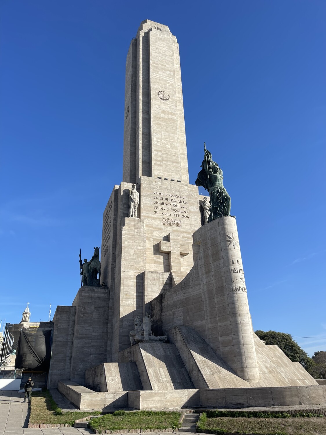 Plaza de la Bandera en Rosario,Argentina