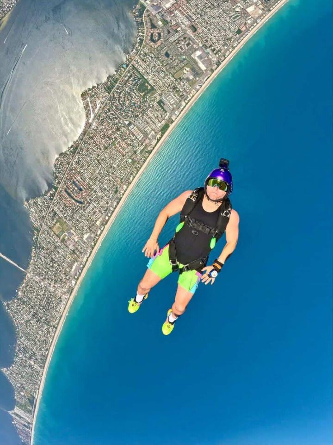 Over Melbourne Beach