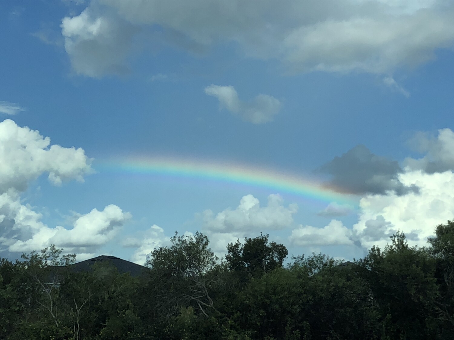 God’s painting the sky