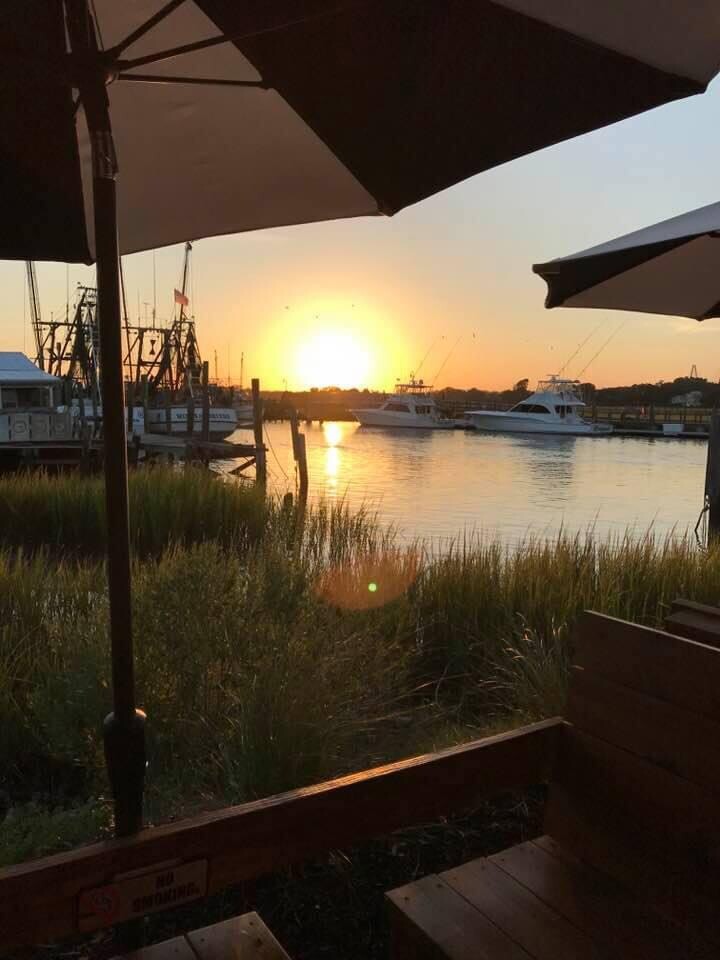 Sunset on Shem Creek