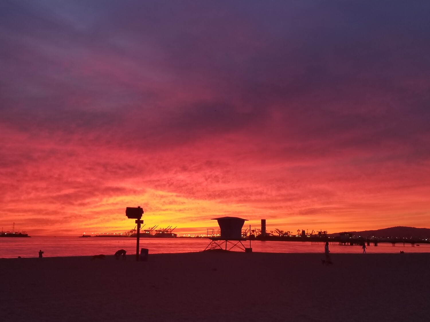 A sunset to remember