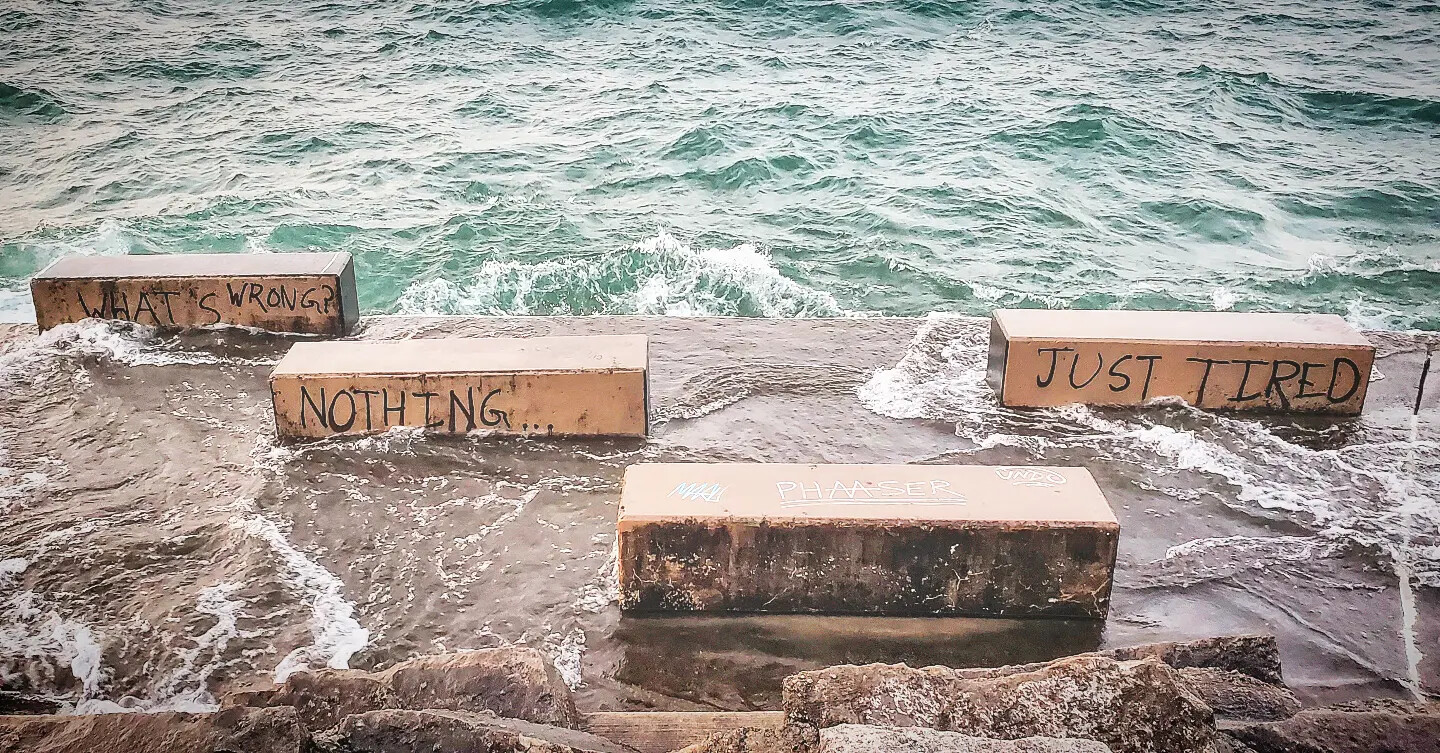 What's wrong? Nothing, just tired.