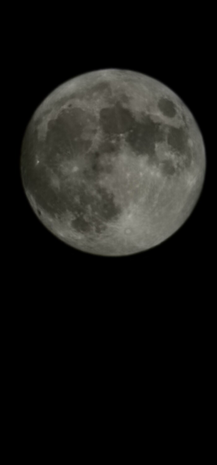 Zoomed in Moon