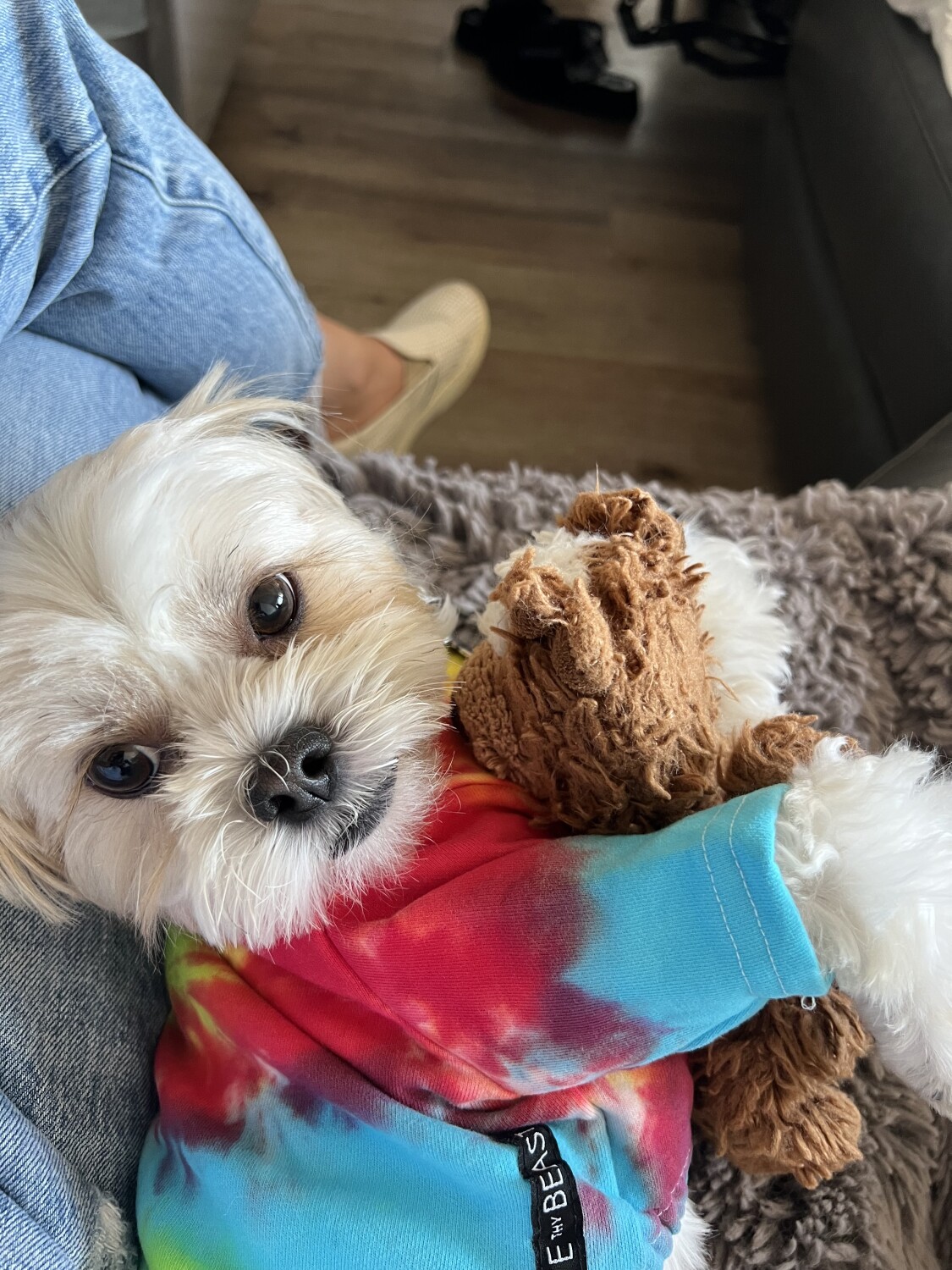 Bear w/his Teddy Bear