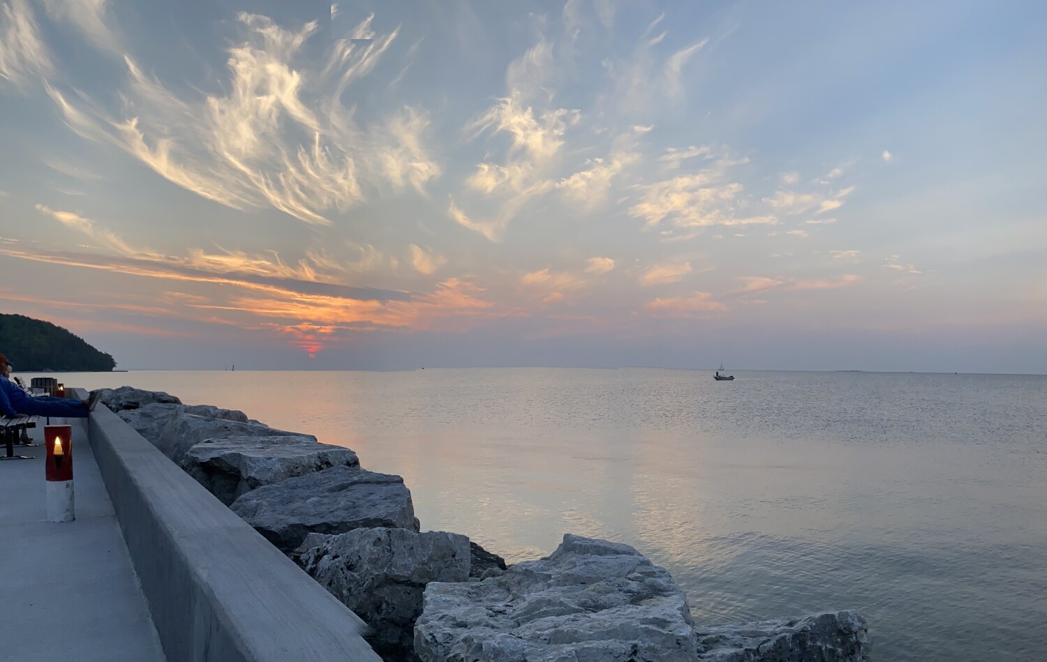 Sunset in Sister Bay,