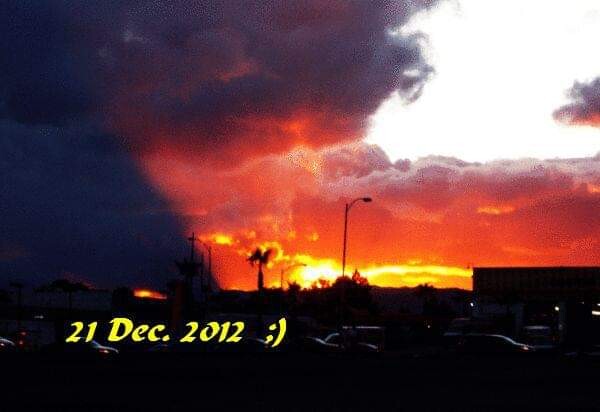 Sunset in Las Vegas.