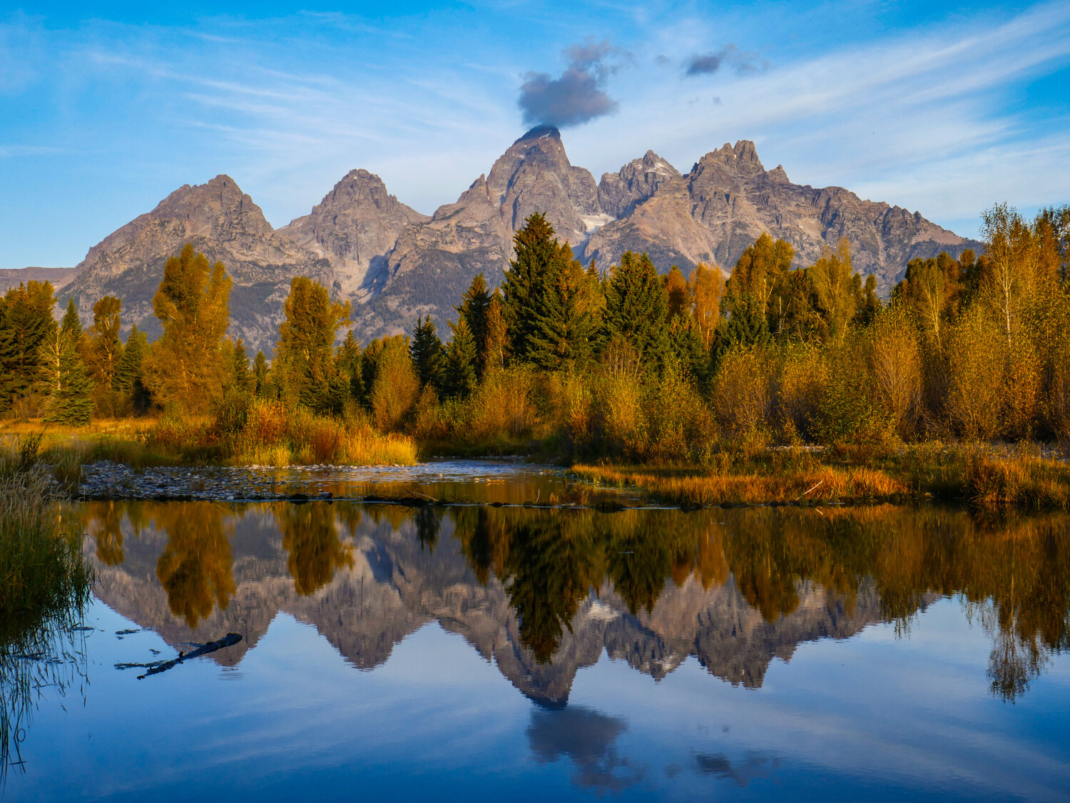 Golden Teton Morning