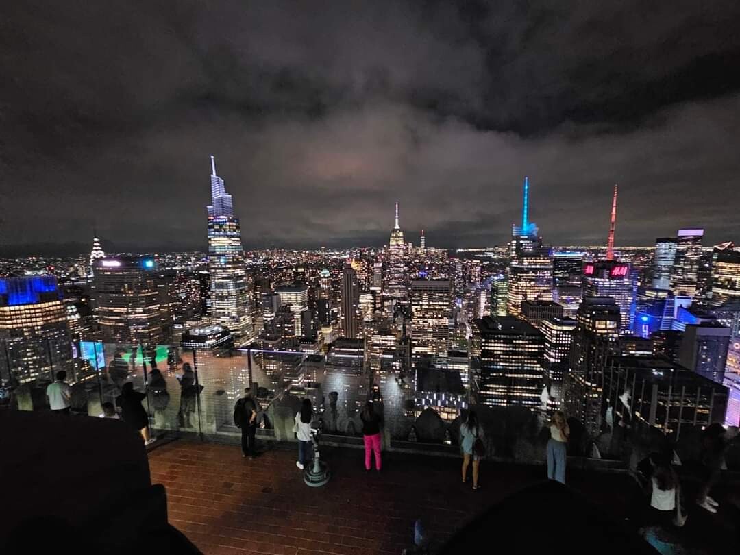 Night view of New York