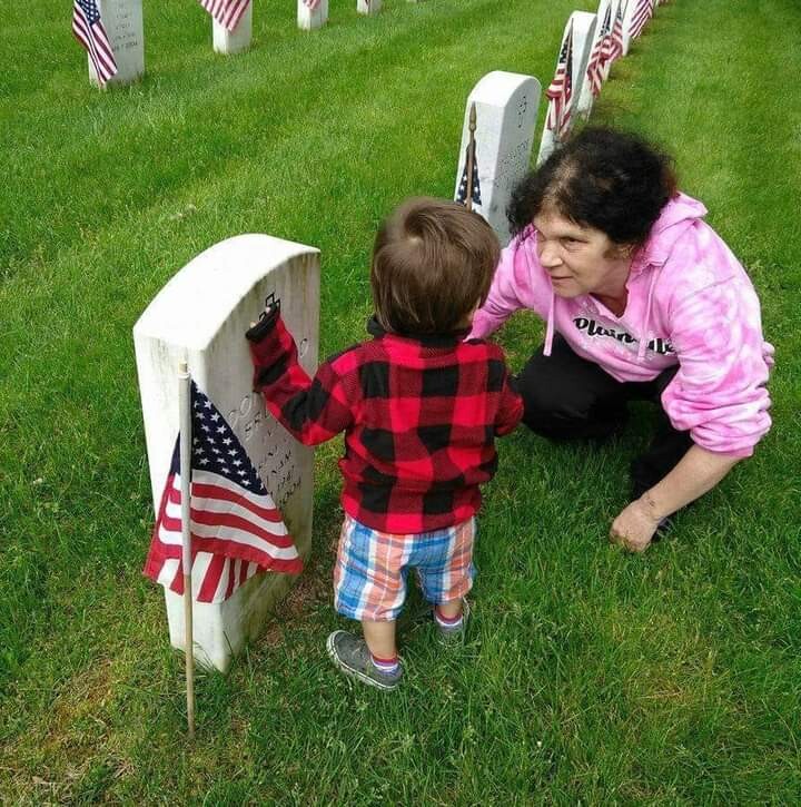 Jojo. Visits. Grandpa