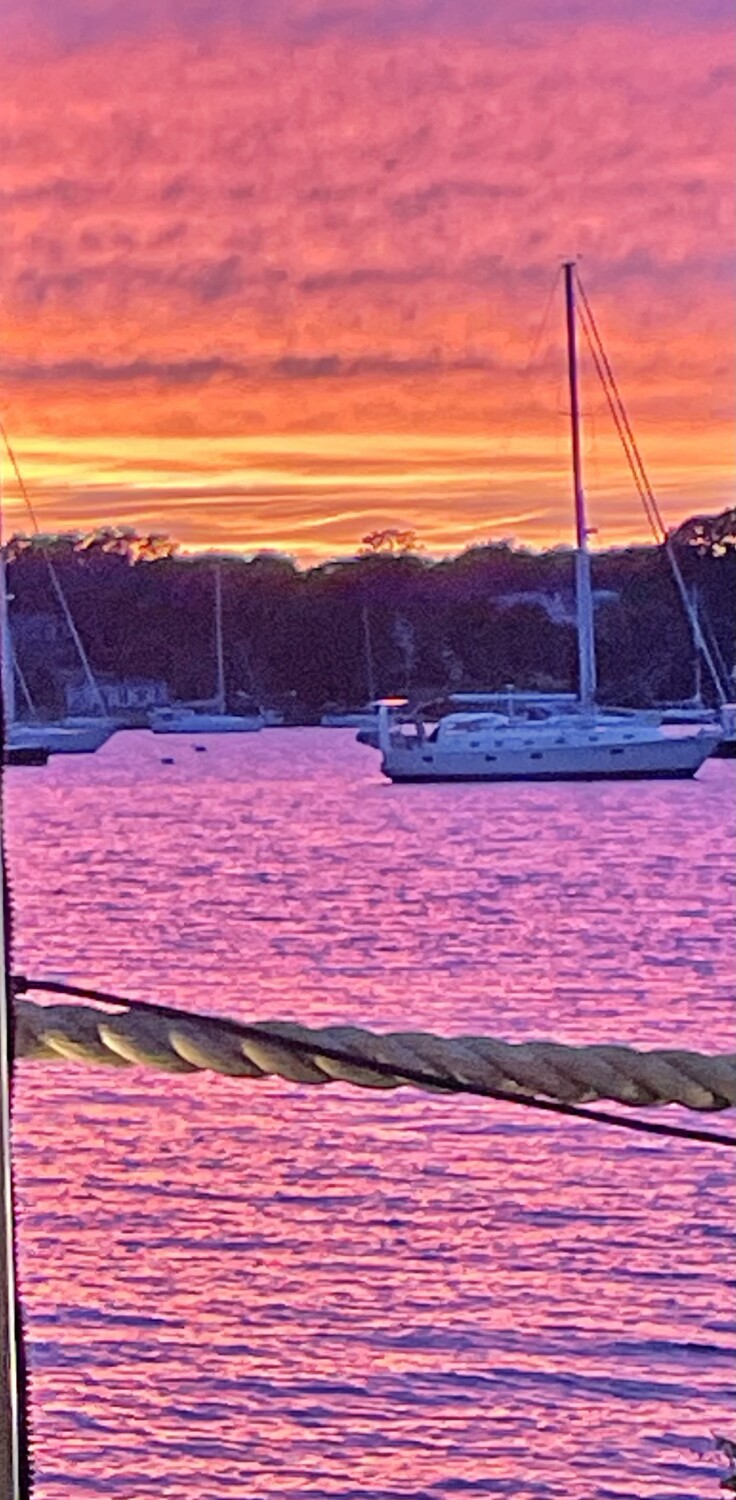 Sunset in Bristol, Rhode Island
