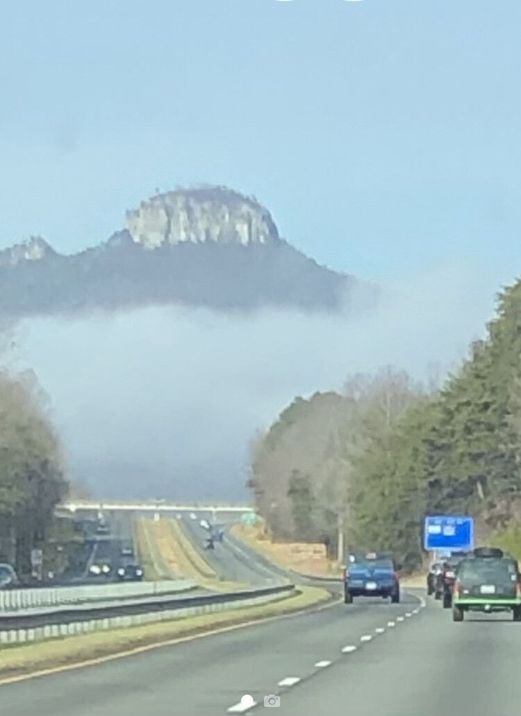 Foggy Day at Pilot Mountain
