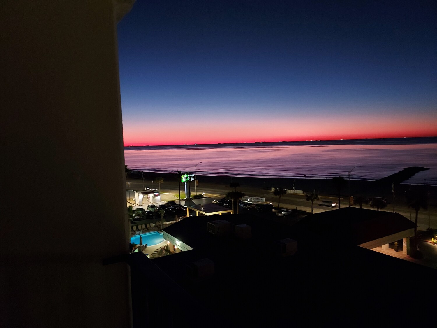 Early morning in Galveston