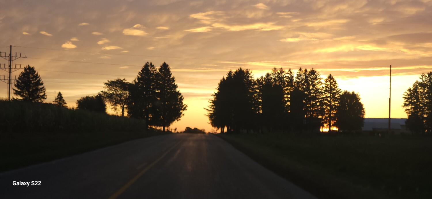 Through the windshield