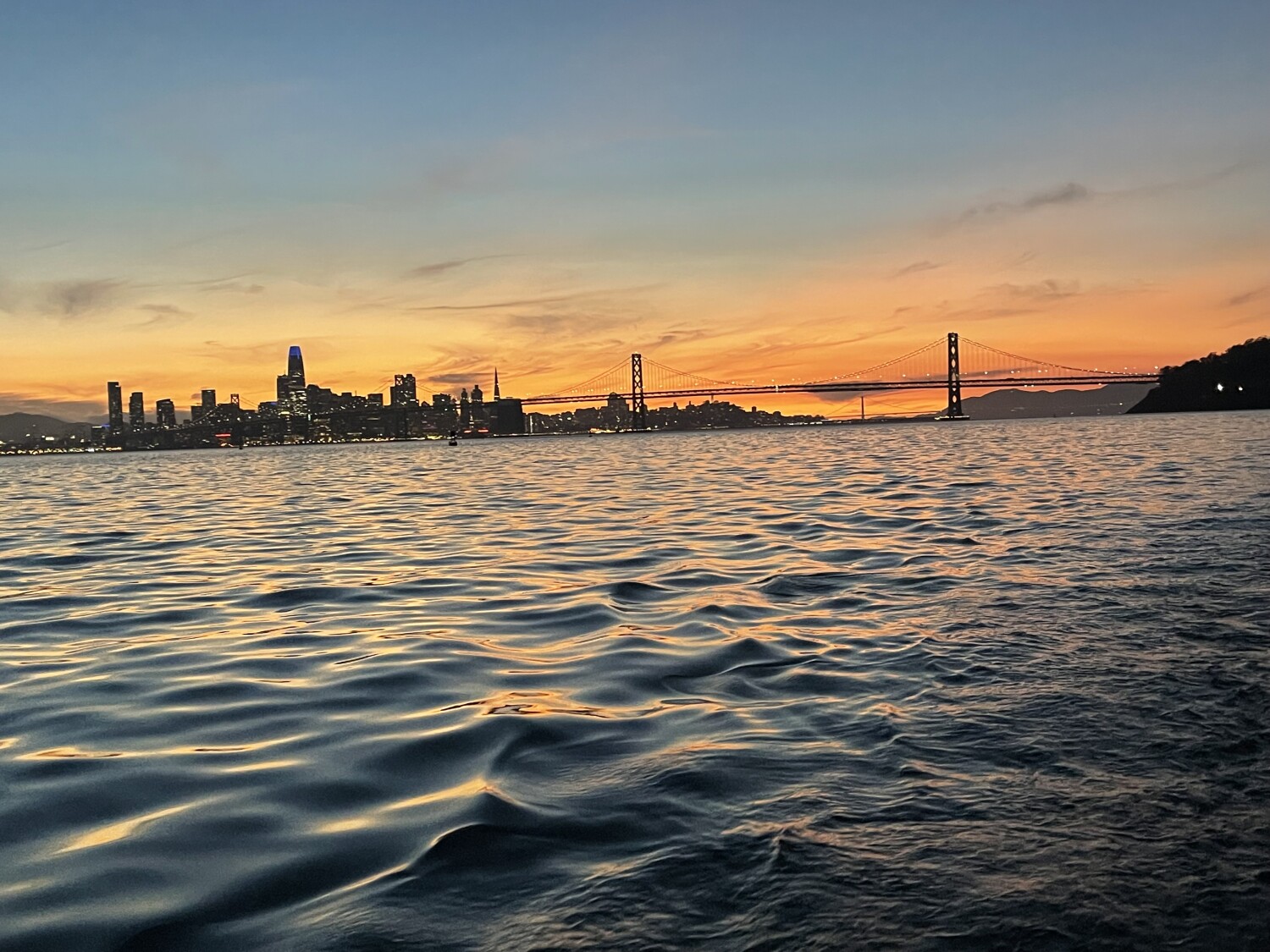 Sunset on the SF Bay