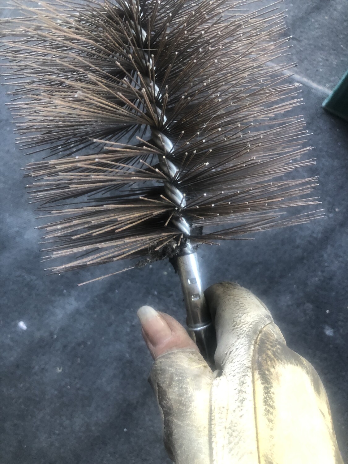 Chimney sweeping, just had my nails done