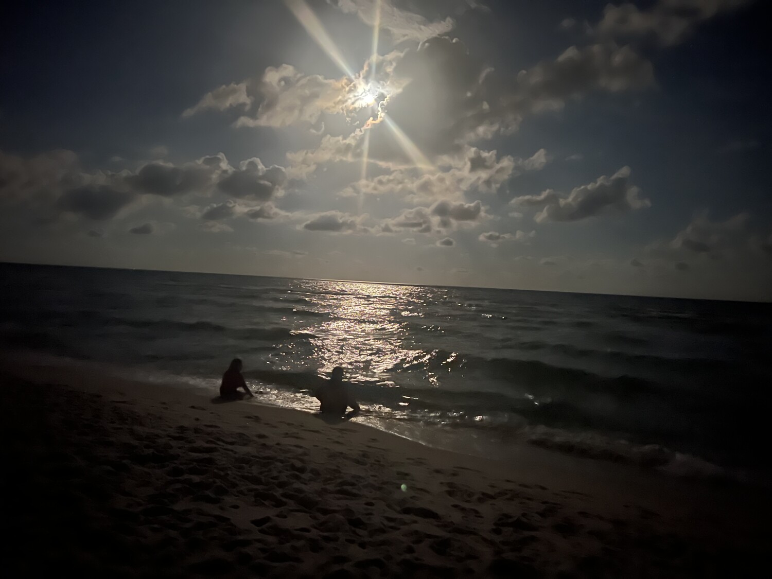 A night on the beach