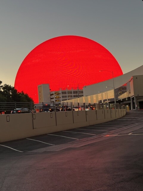 The Sphere in the morning