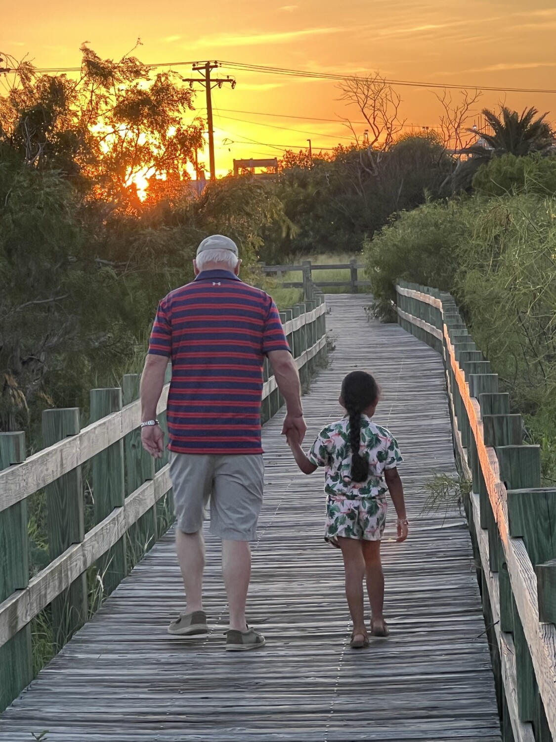 Peaceful evening with my GreatGrandpa..