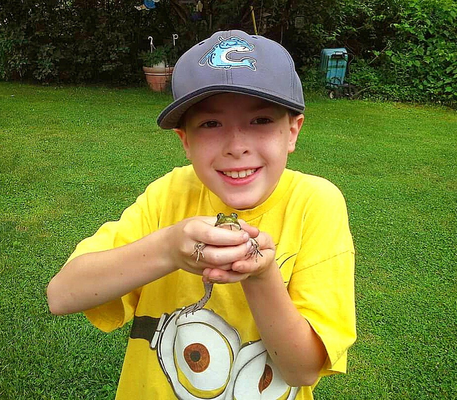 A boy and his Frog