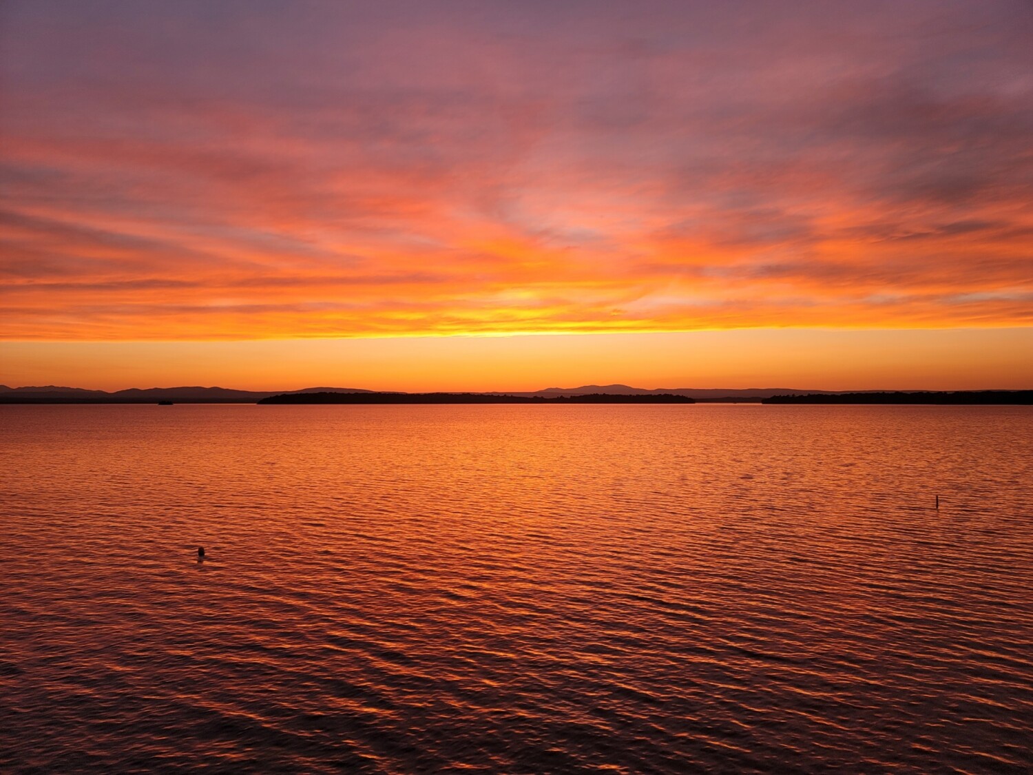 Lake Champlain sunset