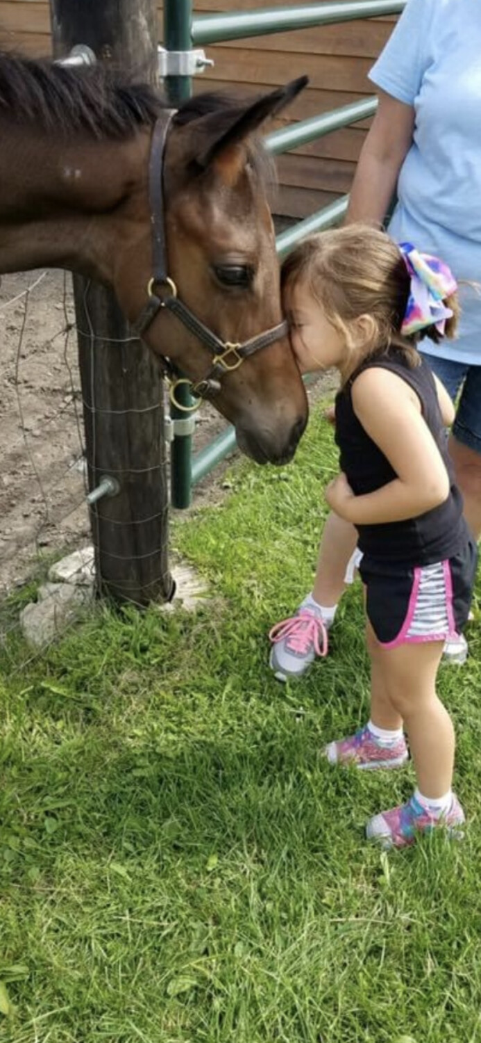 Emma asked for a kiss