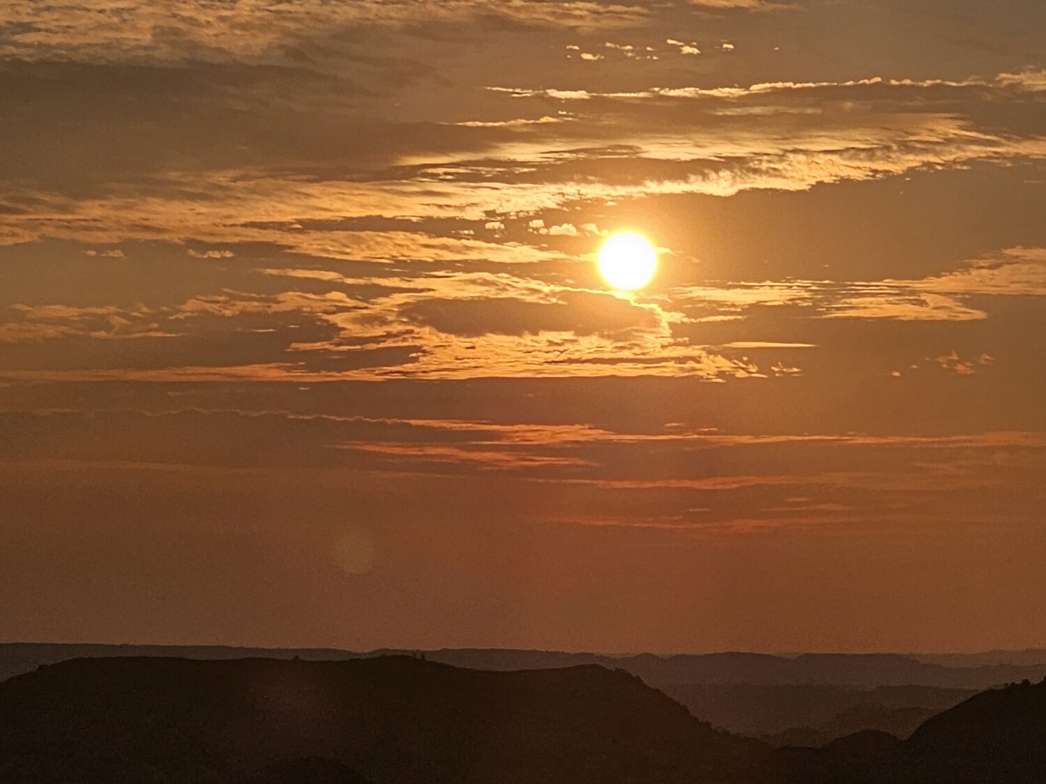 Sunset in Theodore Roosevelt National Park