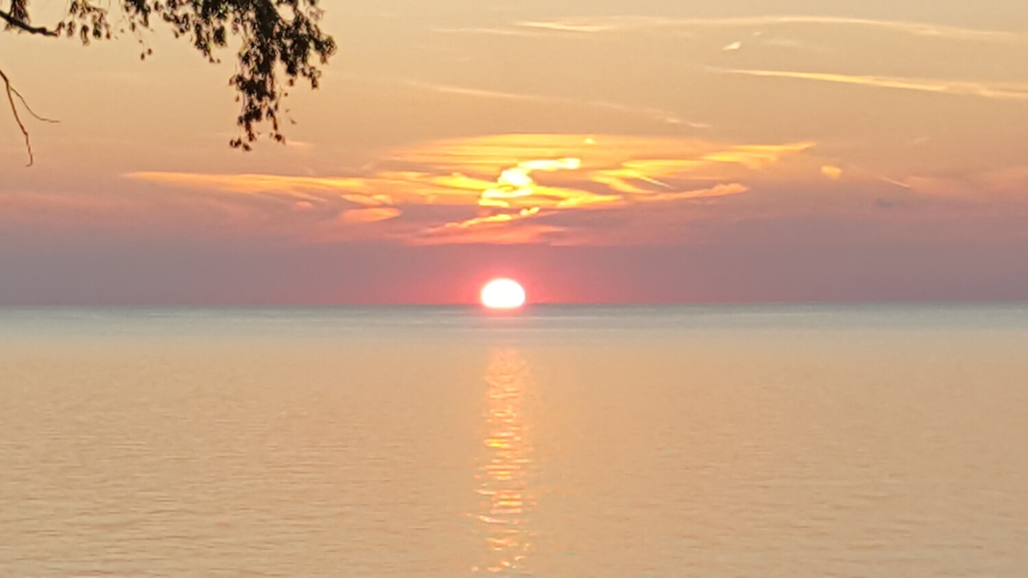 Sunset on Lake Erie