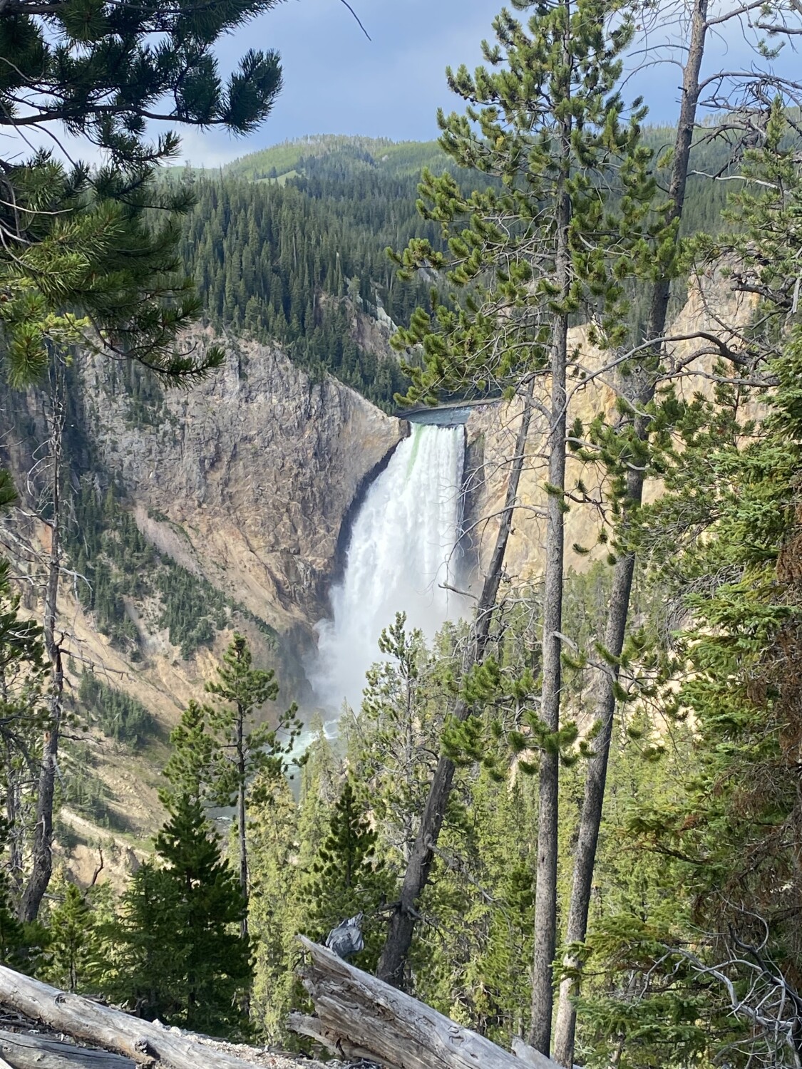 Yellowstone waterfall