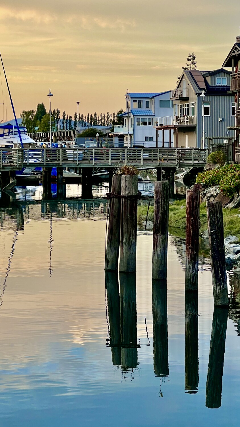 The town on the canal