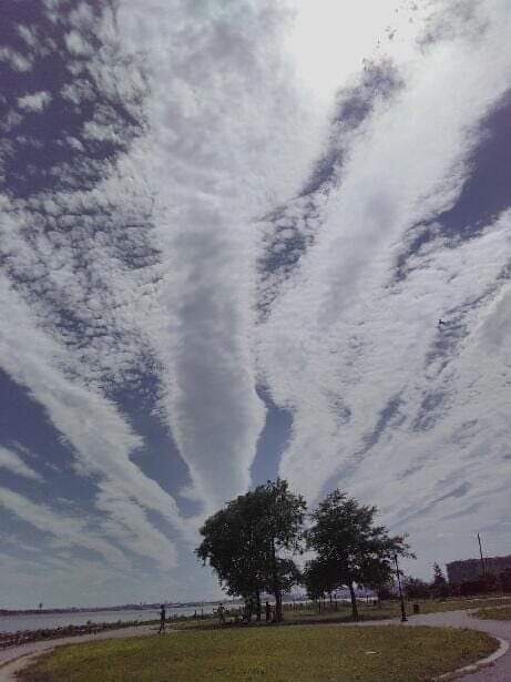 Rolling clouds  Soundview Bx NY