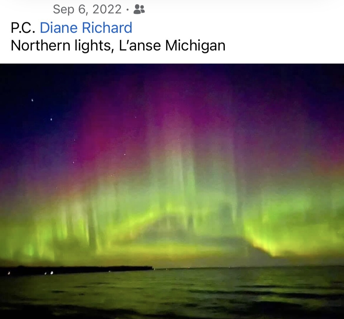 Northern lights and Big dipper