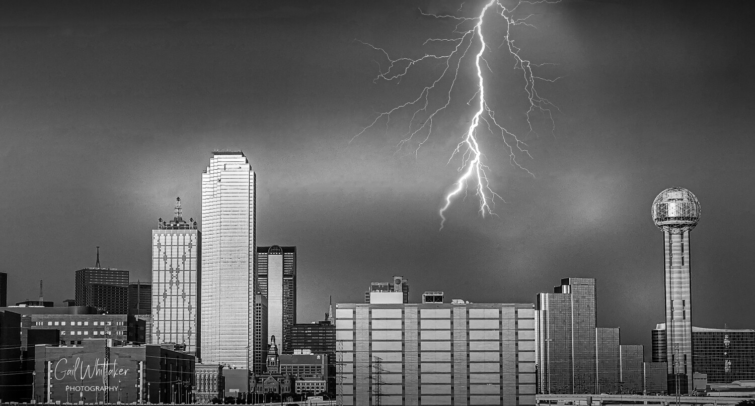 Dallas Skyline and the Coming Storm