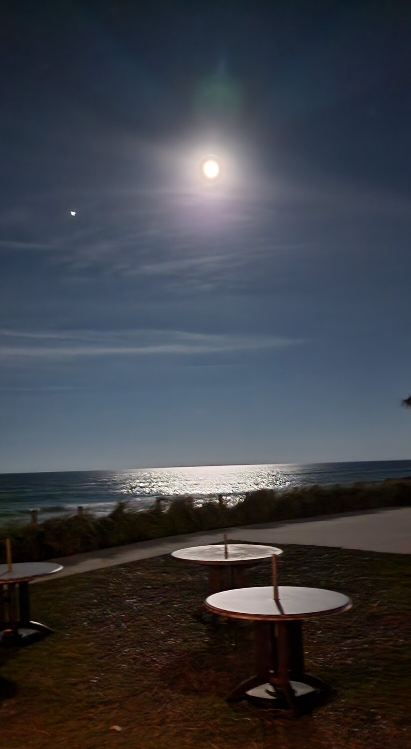 Jupiter, The Moon and The Sea