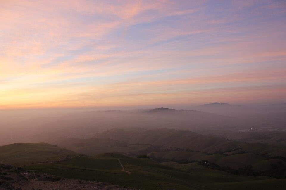 Sunset on Mission Peak